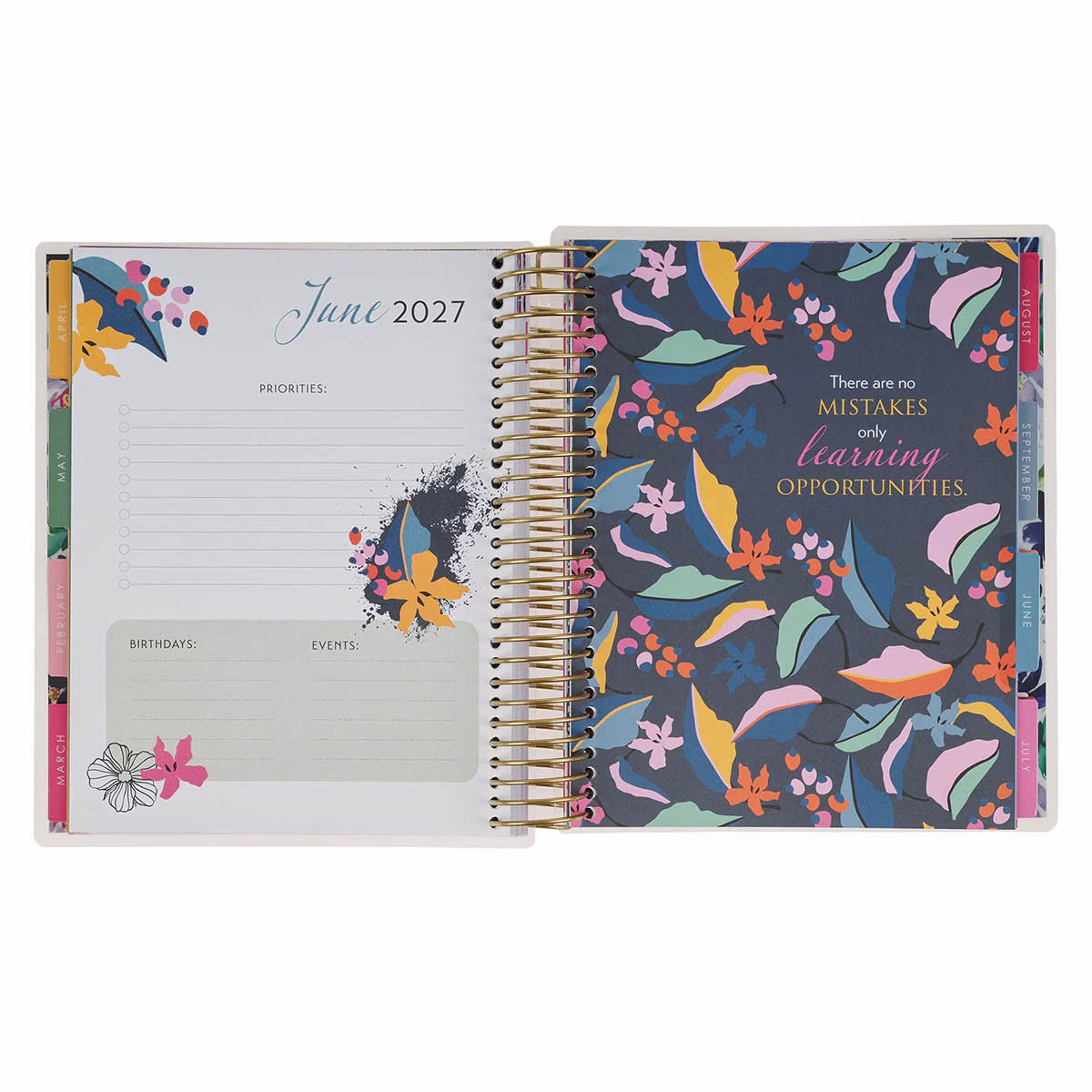 2027 18-Month Spiral Planner