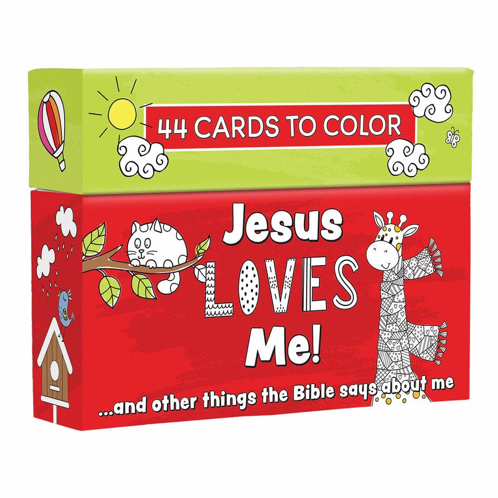 Coloring Cards - Jesus Loves Me