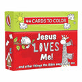 Coloring Cards - Jesus Loves Me