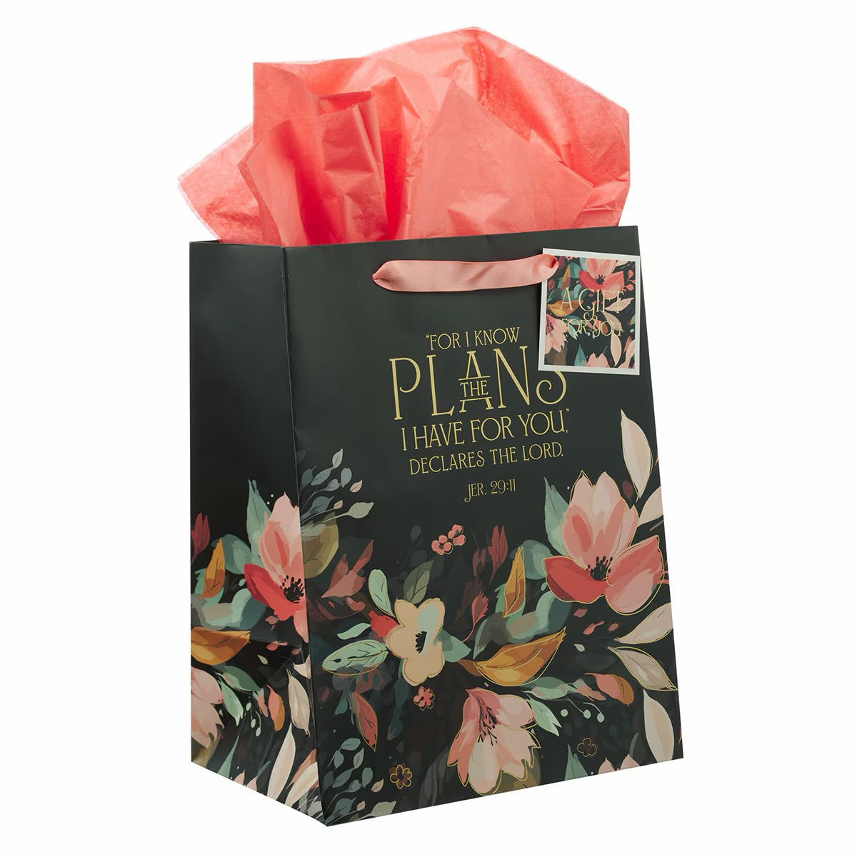 Portrait Gift Bag - For I Know The Plans
