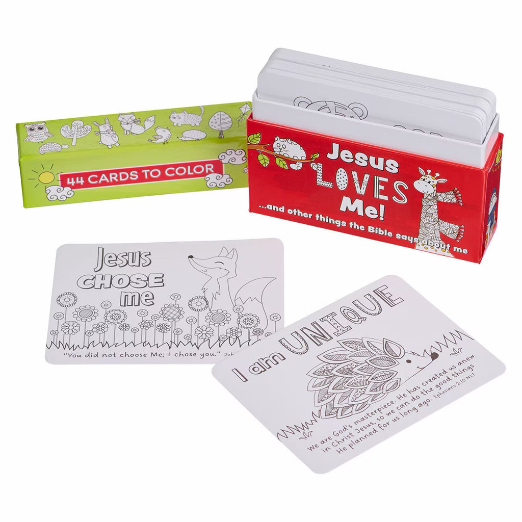 Coloring Cards - Jesus Loves Me
