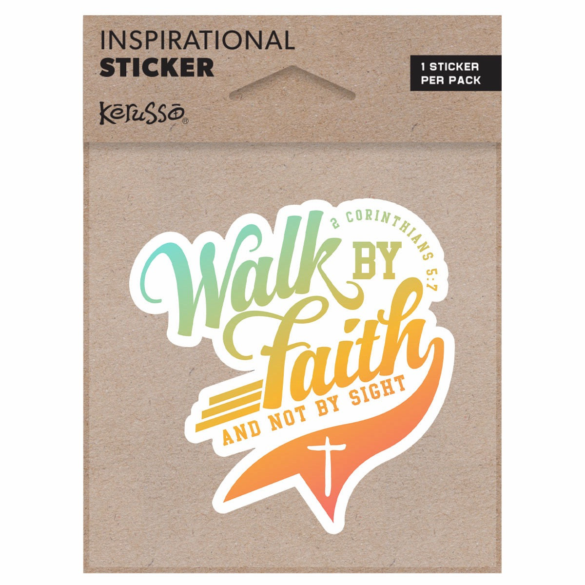 Sticker "Walk by Faith"