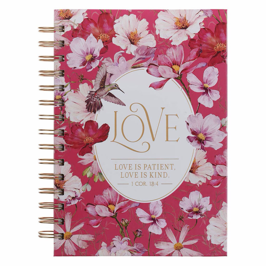 Notebook - Love Pink Hummingbird