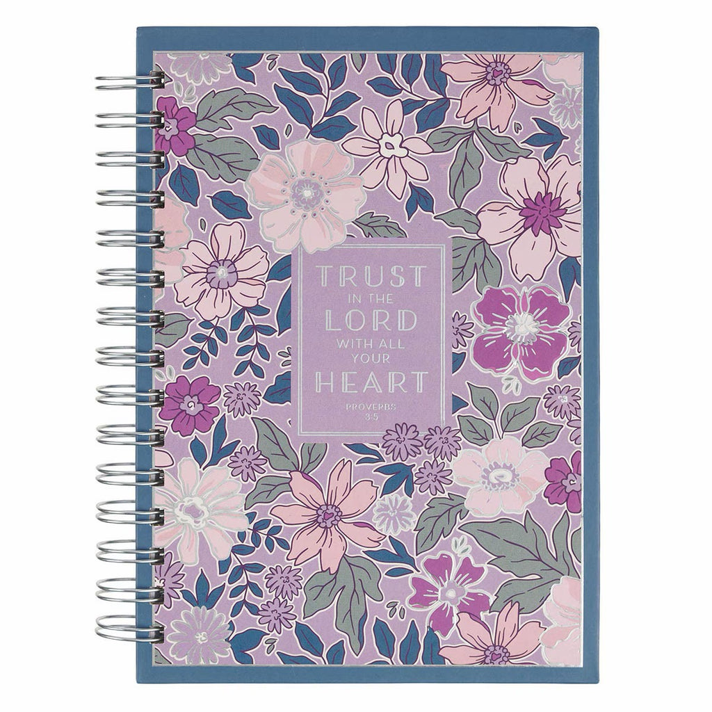 Notebook - Purple Trust in the Lord