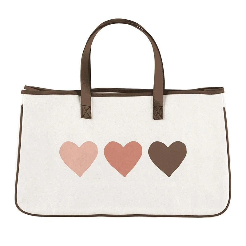 Canvas Tote - Hearts