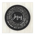 Circle Plaque - Jesus