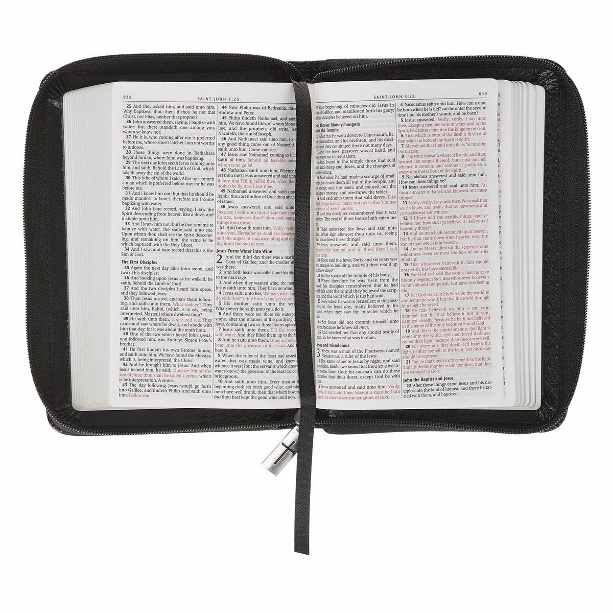 Pocket Bible with Zippered Closure King James Version
